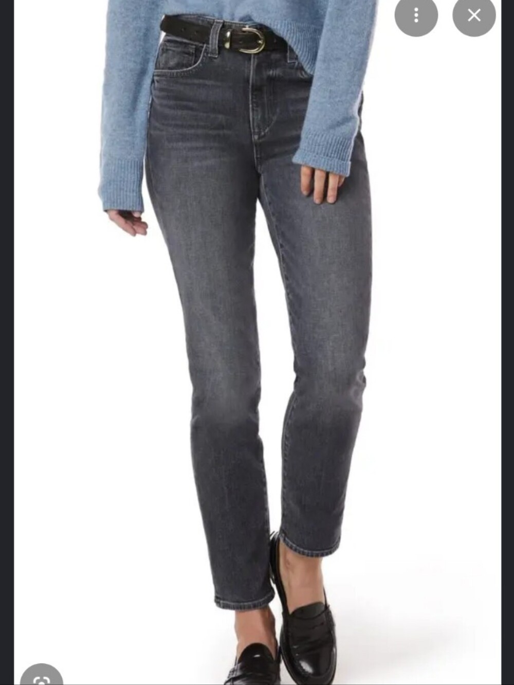 Favorite Daughter Erin Straight Leg High Rise Jeans Seattle Wash 24x28.5